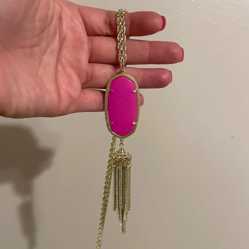 Kendra Scott Rayne Necklace Pink
